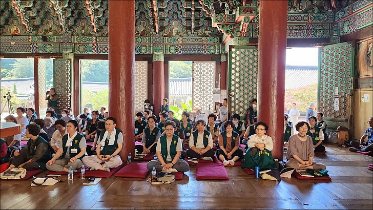 송광사 염불정진대회 1일차