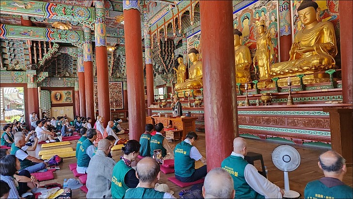 송광사 염불정진대회 1일차