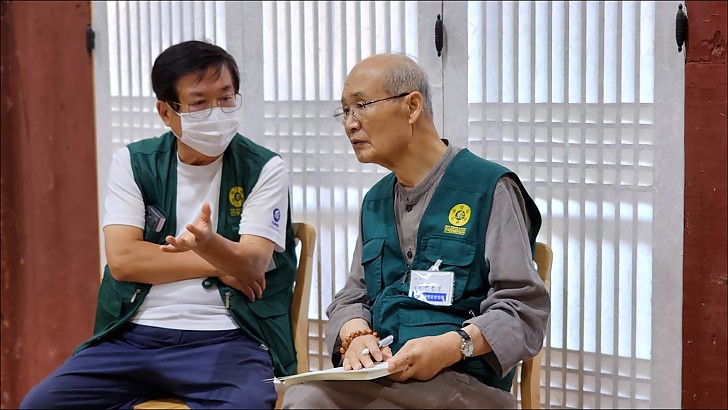 송광사 염불정진대회 1일차 사자루1